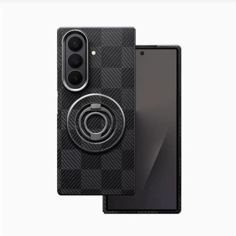 Samsung Zfold7 carbon fiber magnetic suction w26 anti drop protective cover (bb）
