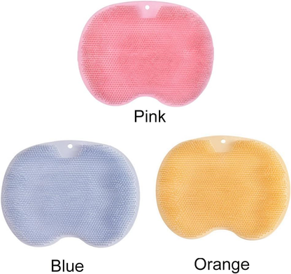 Foot Back Scrubber Exfoliating Silicone Massager Pad Cleaning Mat Bath Shower