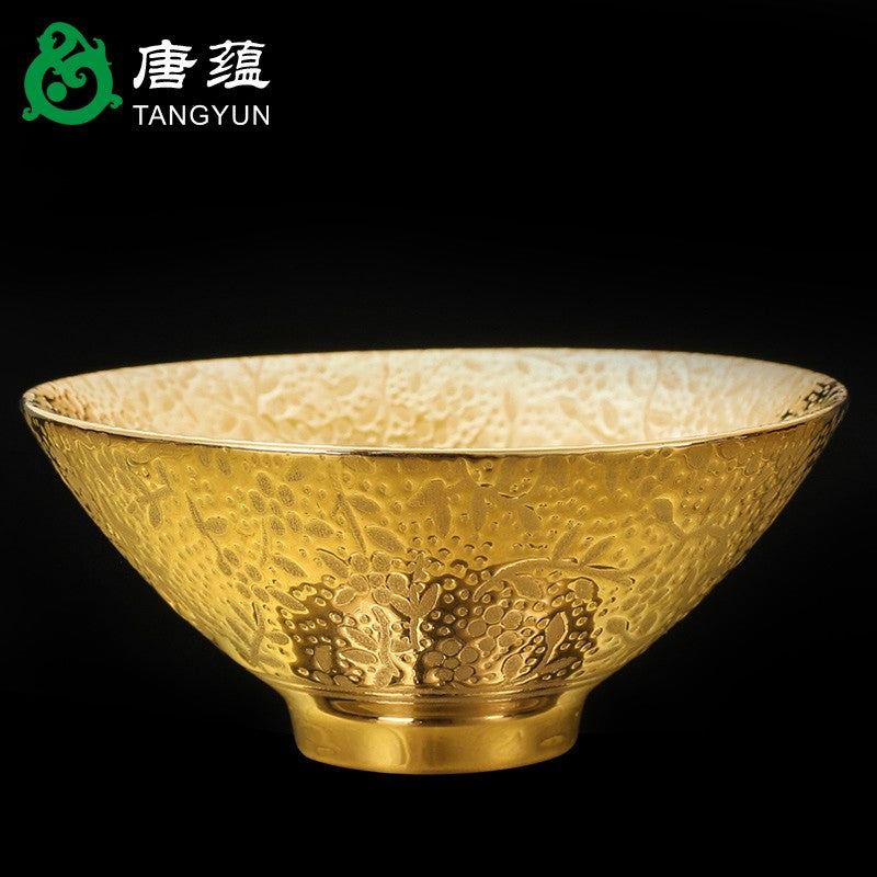 Gilded Fortune Cup Teacup Douli Cup Teacup Gongfu Teacup