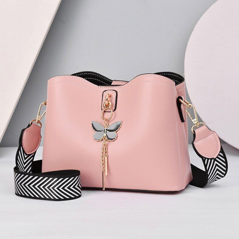Women Handbag Butterfly PU Leather Bags Ladies Crossbody Tote Shoulder Bag