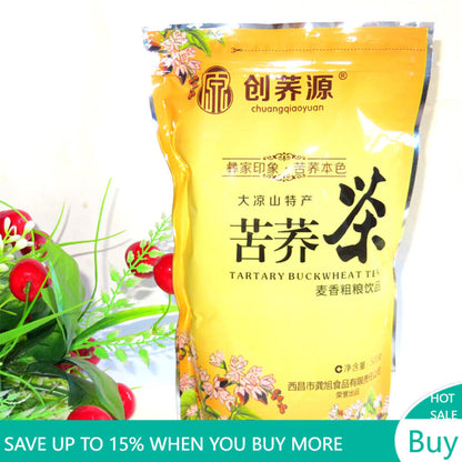 500g Premium Black Buckwheat Tea Black Tartary Buckwheat Full Chinese Tea