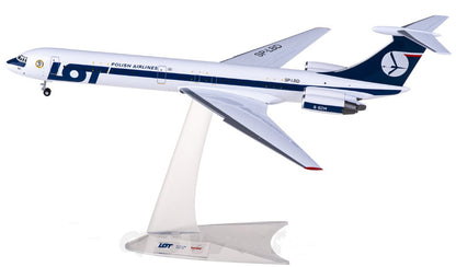 1:200 Herpa LOT Ilyushin IL-62M Passenger Airplane Diecast Plane Aircraft Model