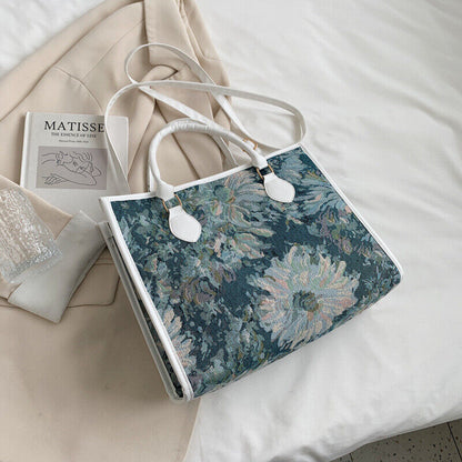 Lady Travel Shoulder Bags Printing Flowers Designer Women's Tote Luxury Handbags