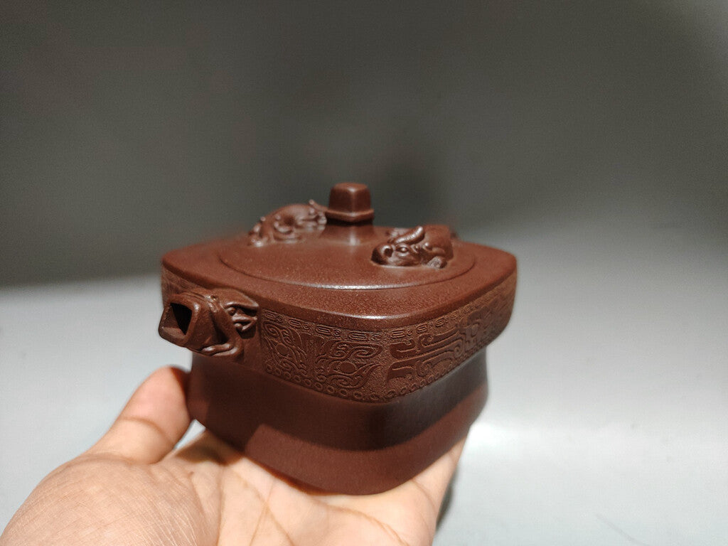 Chinese Yixing Zisha Clay Handmade Exquisite Dragon Teapot