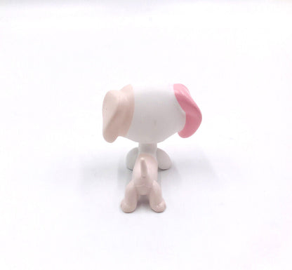 Mini Pet Shop OOAK Kids Toys Animals Spot White Dachshund Dog Puppy LPS #2046