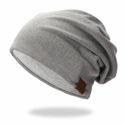 Hat Beanie Cap Outdoor Bonnet Skiing Keep Warm In Winter Solid Color Knitted Cap
