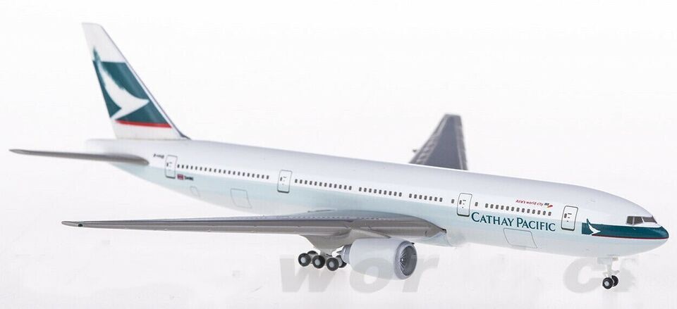 1:500 Hogan CATHAY PACIFIC BOEING 777-200 Passenger Airplane Diecast Plane Model