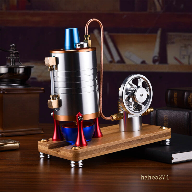 Mini Live Steam Engine Model With 167ML Boiler DIY Kit Mechanical Toy Collection