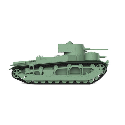 SSMODEL SS72579 1/72 25mm Military Model Kit British Vickers Mk.III Medium Tank