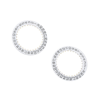 2Pcs Date IndicatorDisc Wheel Plate 2557 H3 For ETA 2804-2 2824-2 2892A2 F
