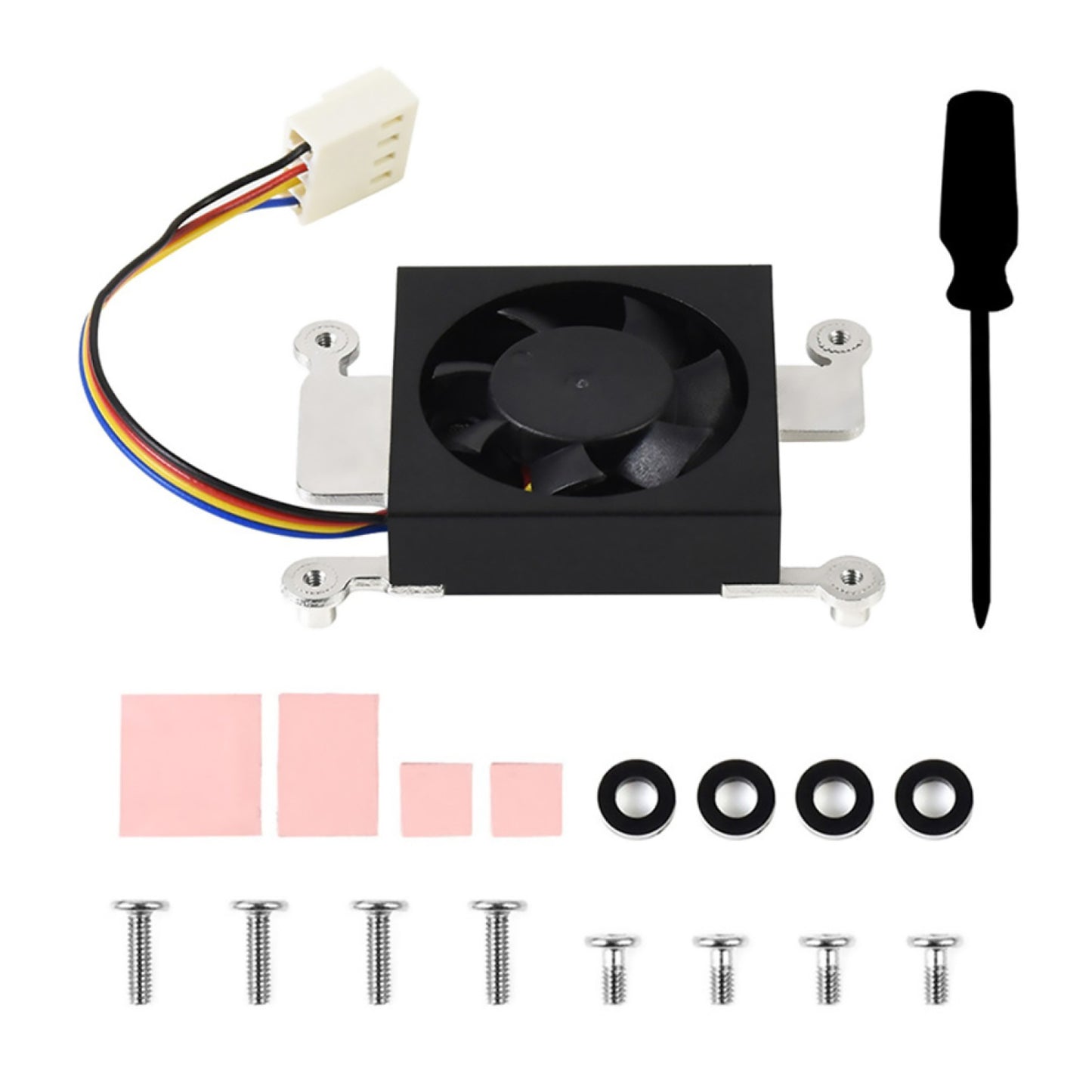 3007 Cooling Fan+Thermal Tape For Compute module 4/4 IO Board/4 POE Board a
