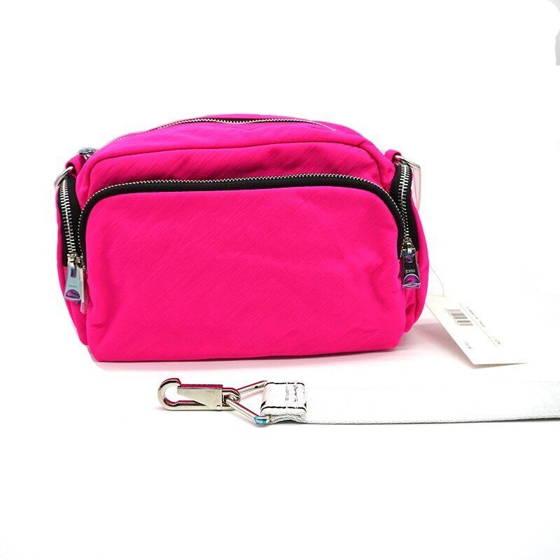 Nylon Medium Size Messenger Bag Fashion Shoulder Bag Purse Grey/Blue/Black/White