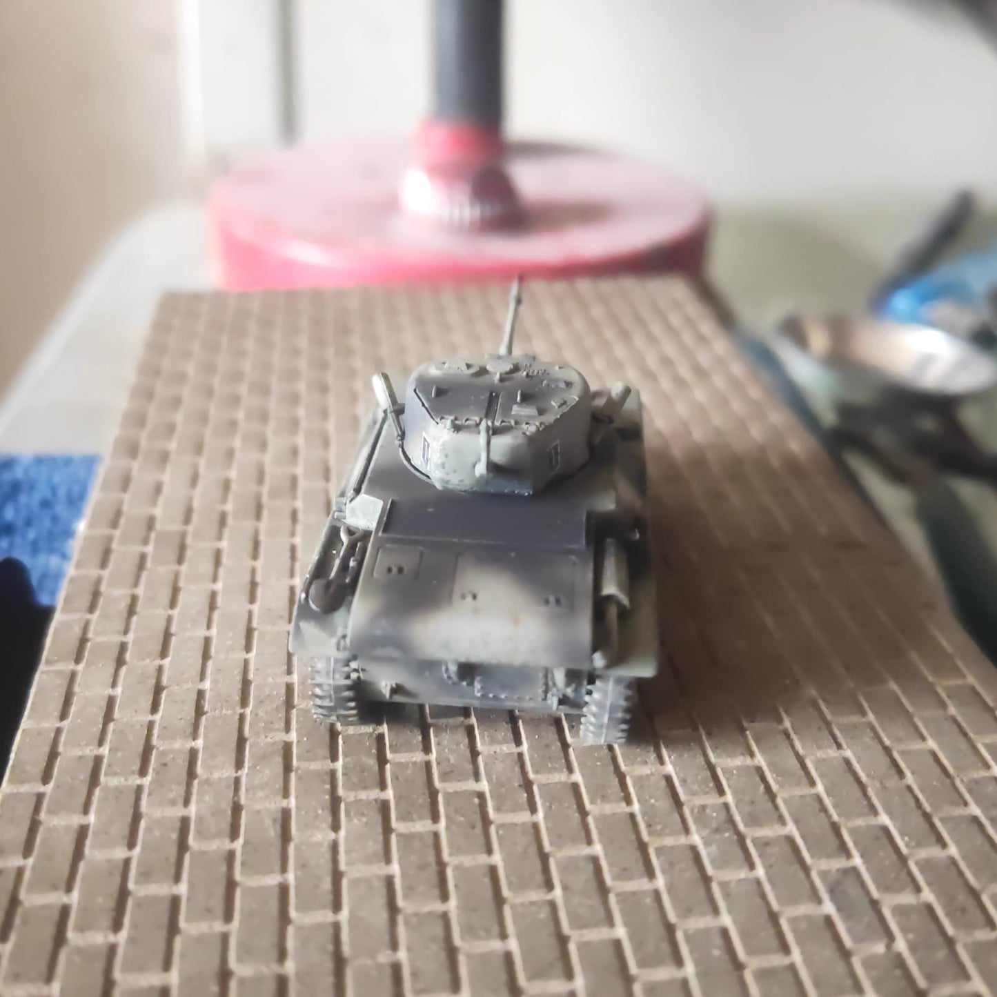 Homemade 1/72 British M22 Airborne Tank Finished Model Static Ornament Toys