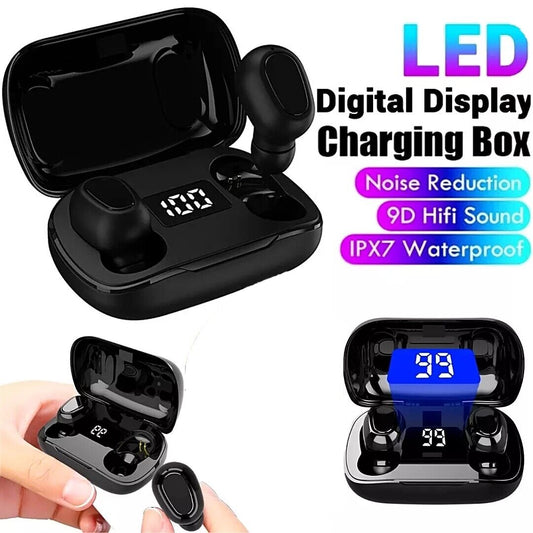 Bluetooth 5.0 Headset TWS Wireless Earphones Mini Earbuds Stereo Headphones