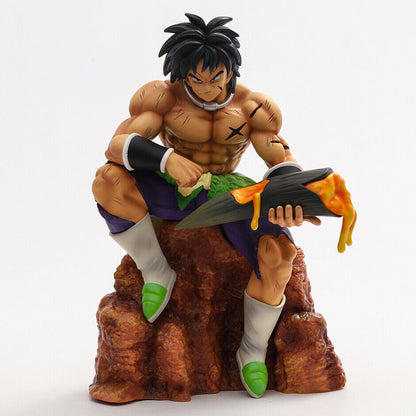Dragon Ball Sitting Posture Broly Broli PVC Action Figure Statue Model Toy Gift