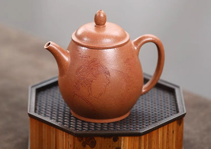 200cc chinese Yixing Handmade Zisha teapot JiangPoNi GongDeng Gongfu Tea Pot