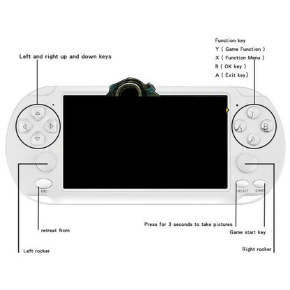 X9S 5.1" 8GB 128Bit Handheld Portable Game Console MP3 Video Player 1000+ Games