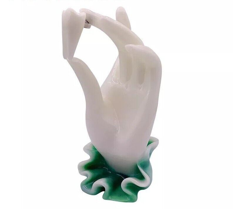 Sculptures Hand Tooth Dental Figurines Dentistry Gifts Decoration Resin 7.5x17cm