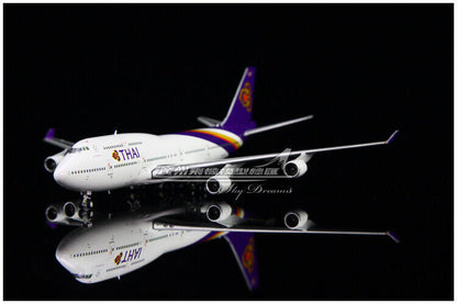 1:400 JC Wings THAI BOEING 747-400 Passenger Airplane Diecast Aircraft Model
