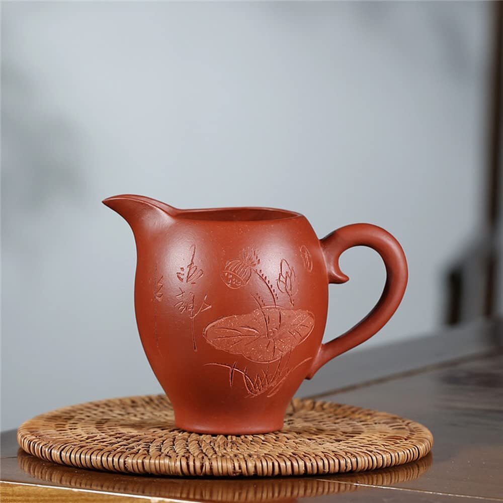 170ml Yixing Purple Clay Lotus Fair Cup Tea Sea Kung Fu Tea Set Tea Tray