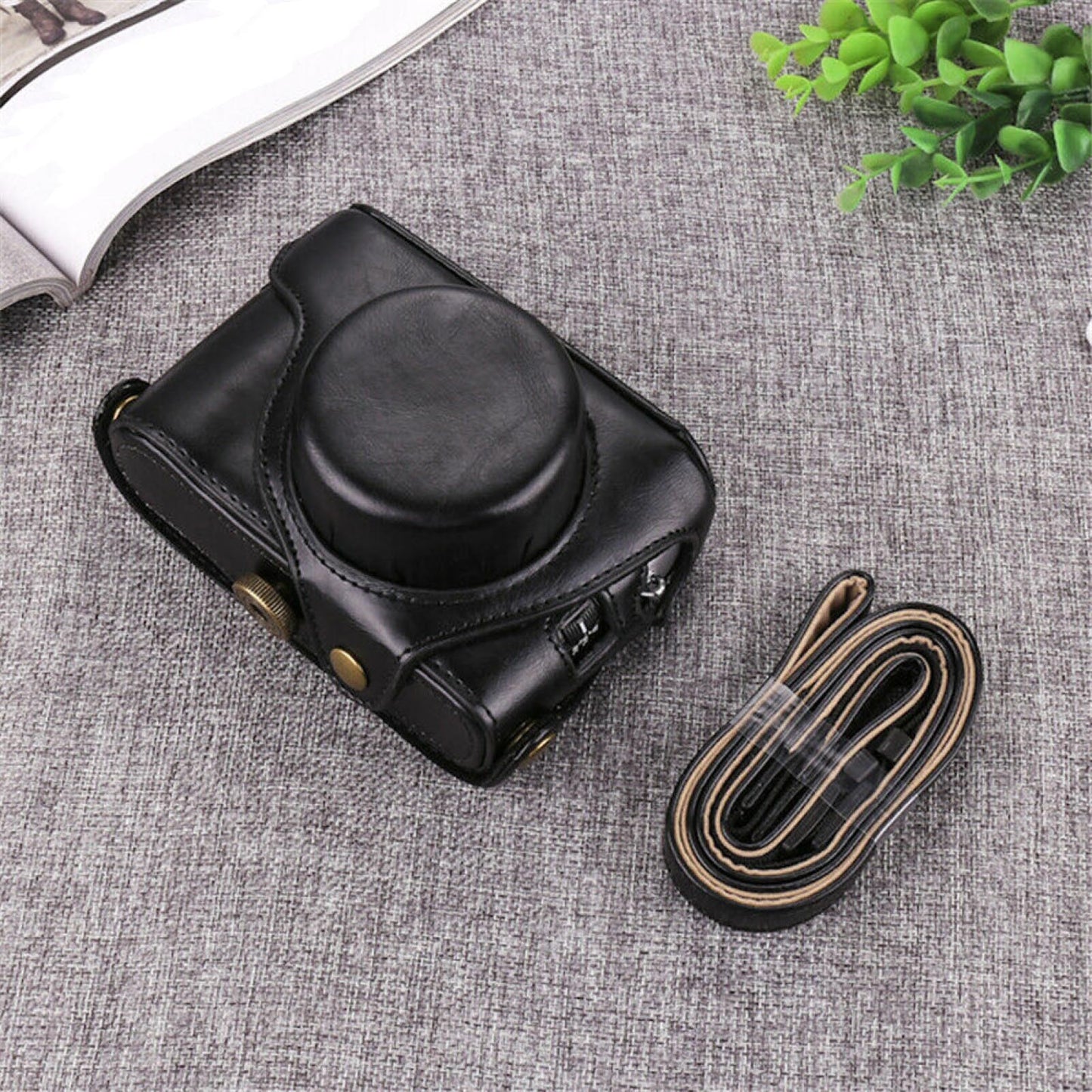 Camera Leather Strap Storage Case Bag For Fujifilm X100V X100F X100T X100S X100