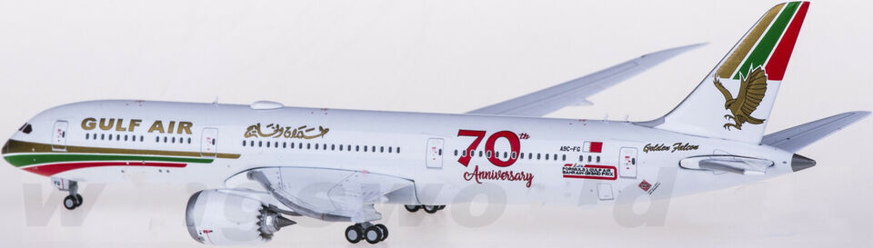 1:400 GeminiJets GULF AIR BOEING 787-9 Passenger Airplane Diecast Aircraft Model