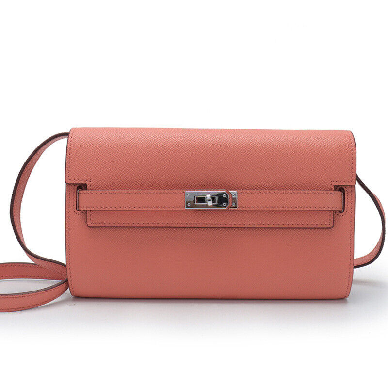 Mini Real Leather Flap Envelope Clutch Phone Wallet Shoulder Bag Purse Crossbody