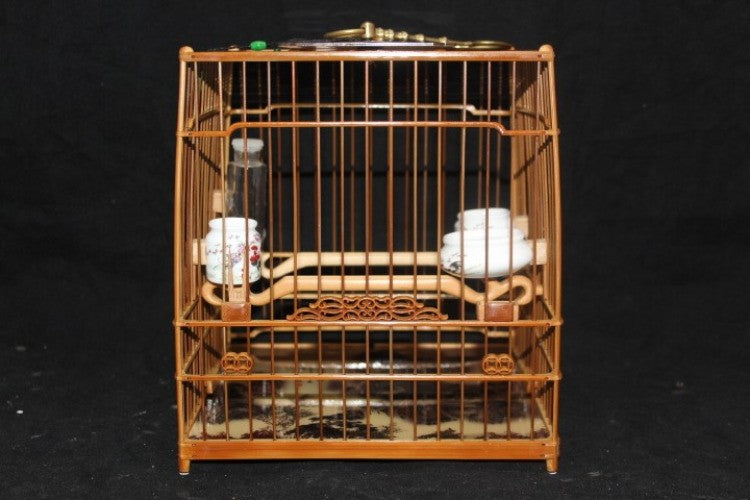 Premium Chinese Bamboo Wood White Eyed Birdcage