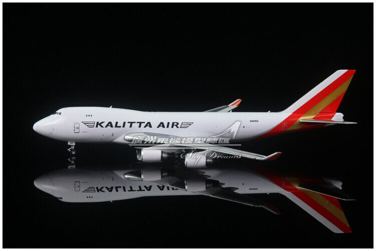 1:400 Phoenix Kalitta Air BOEING 747-400 Passenger Airplane Diecast Plane Model
