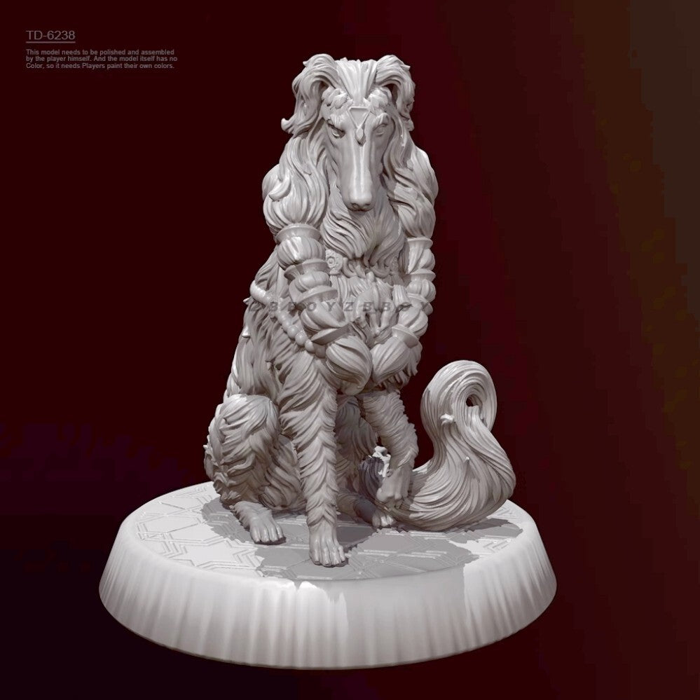 1/24 resin figure model kit 3D printing of noble dogs Unassembled unpainted