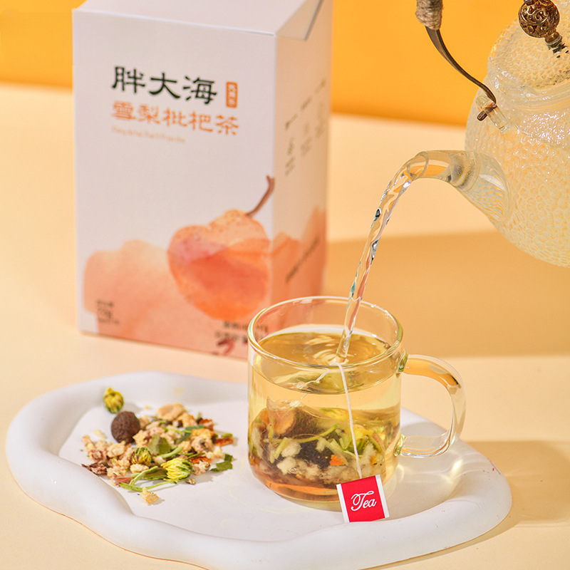 Fat Sea Snow Pear Loquat Chrysanthemum Arhat Fruit Tea Throat Tea Bag Tea