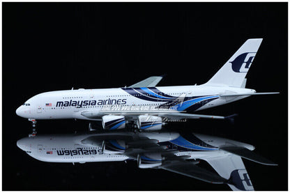 1:400 JC Wings Malaysia Airlines AIRBUS A380 Passenger Airplane Diecast Model