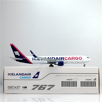 1:400 JC Wings ICELANDAIR CARGO BOEING B767-300ER Airplane Diecast Model