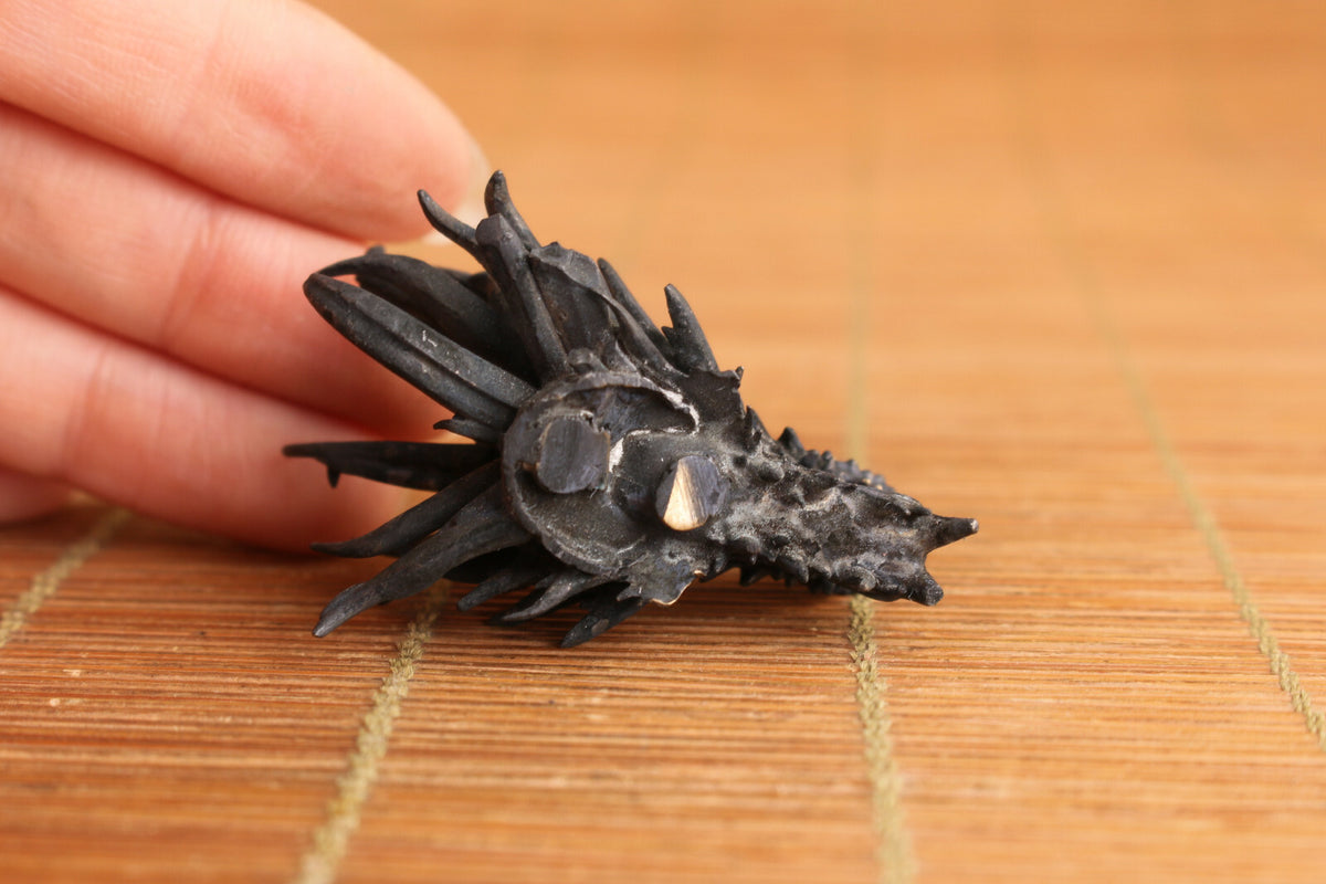 Collected Chinese bronze handmade cast dragon statue gift