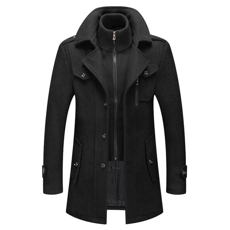 Men's Jackets Winter Autumn Coat Casual Jacket Streetwear Male Overcoat