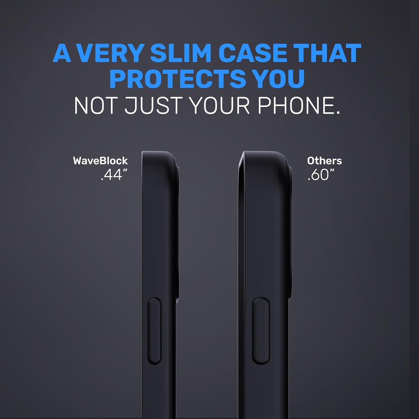 EMF Protection Silicone Case Compatible with Iphone 17 Pro Max, Radiation Blocke