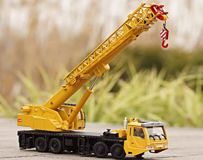 1:55 KDW ENGINEERING TRUCK CRANE Construction Machine Equipment Diecast Model