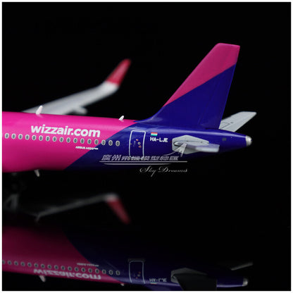 1:400 JC Wings Wizz Air AIRBUS A320neo Passenger Airplane Diecast Aircraft Model
