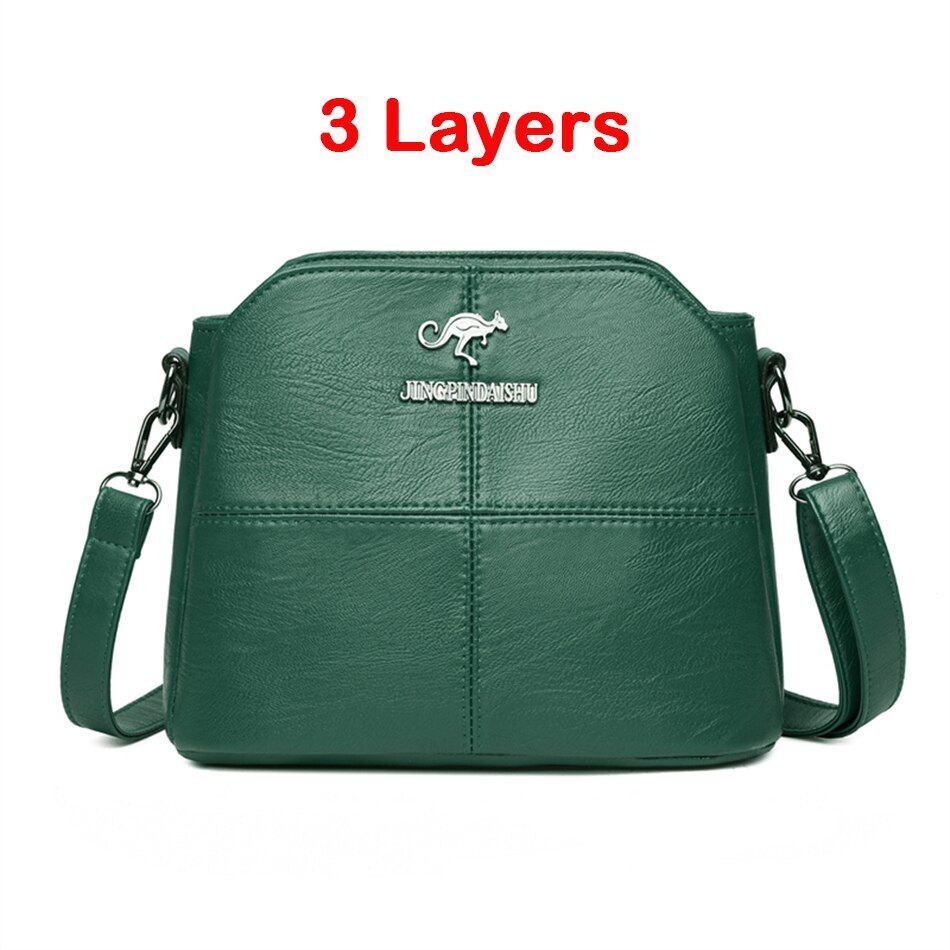 Fashion Leather Handbag Purse Small Crossbody Shoulder Messenger Bag Polyester