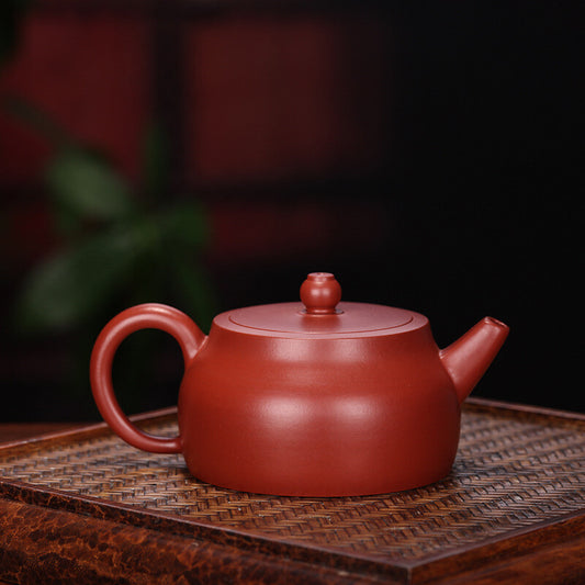 ChinaYixing Zisha Pottery Clovershrub Clay Handmade 180cc Meditative Mind Teapot