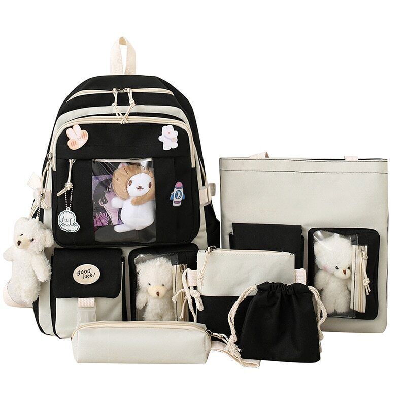 Women Backpack Multi Pockets Student Schoolbags Leisure Rucksack Backpack