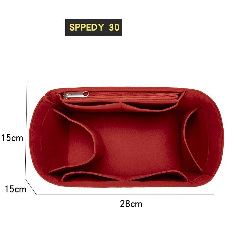 Felt Insert Bag Organizer Handbag Liner Pouch Cosmetics Makeup Bag 18*3*23CM 1PC