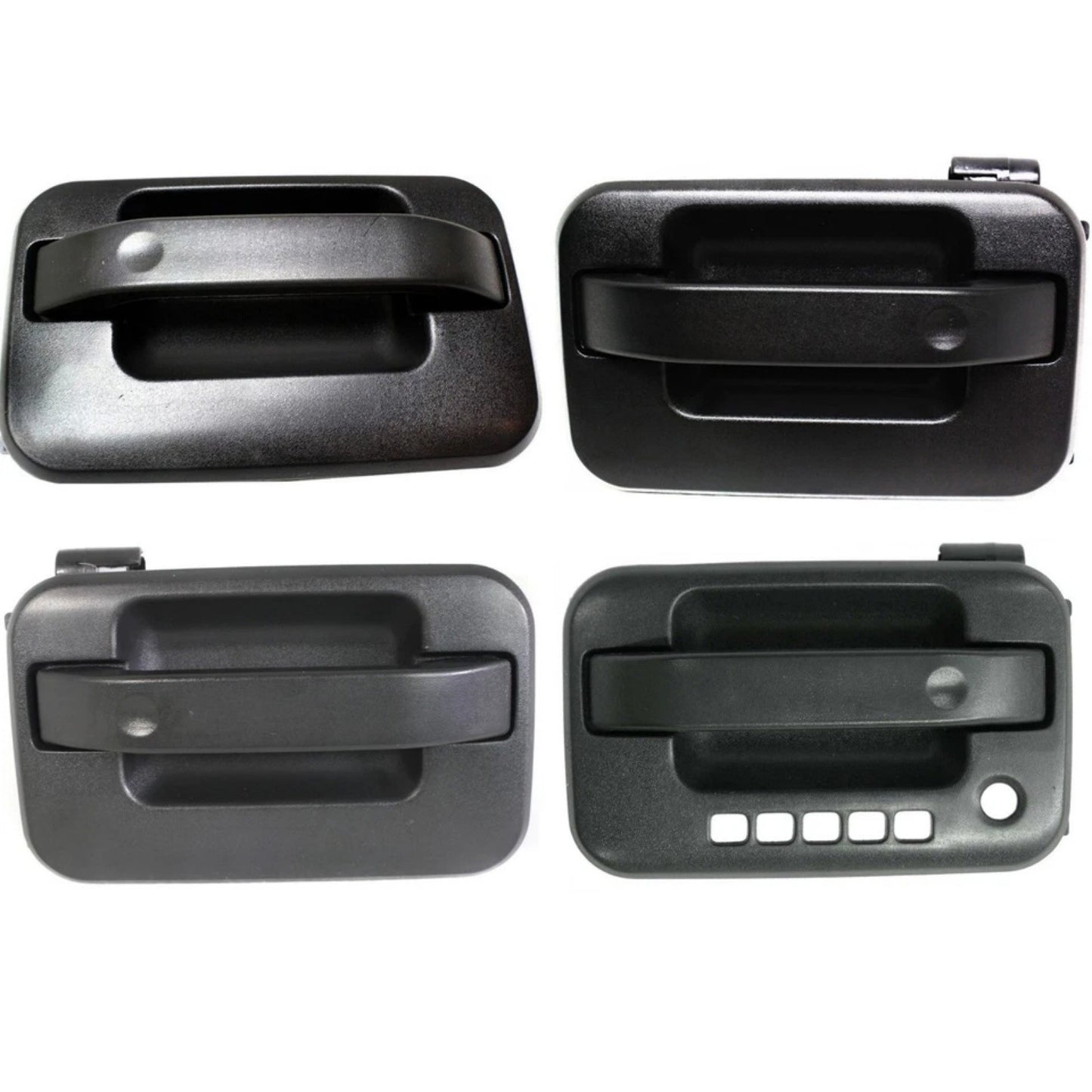 Set Of 4 Left And Right, Front, Rear Exterior Door Handle 2004-2014 For Ford