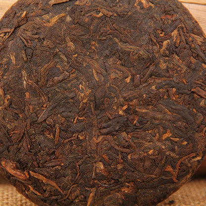 2019 Yunnan Qizi Puer Cake Tea Old Taste Shu Puer 100g China Ripe Pu-erh Tea