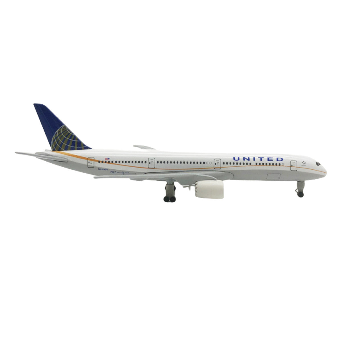 UNITED AIRLINES B787 Plane Display 20cm Diecast Alloy Model Airplane Decor Gift