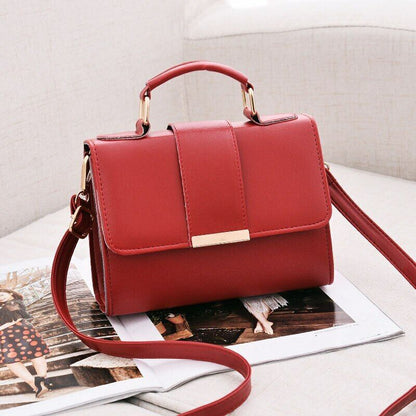 PU Leather Handbags Summer Fashion Women Small Flap Solid Female Crossbody Bags