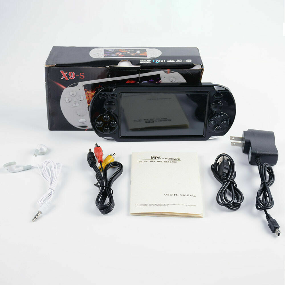 Handheld Portable Game Console X9S 5.1" 8GB 128Bit MP3 Video Player, 1000+ Games