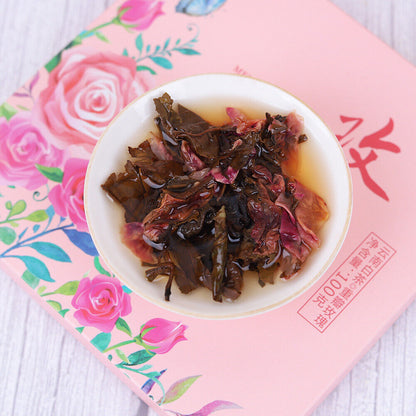 Yunnan Rose White Tea Cake Spring Tea Heavy Petal Rose Season Tea Rose Tea 100g