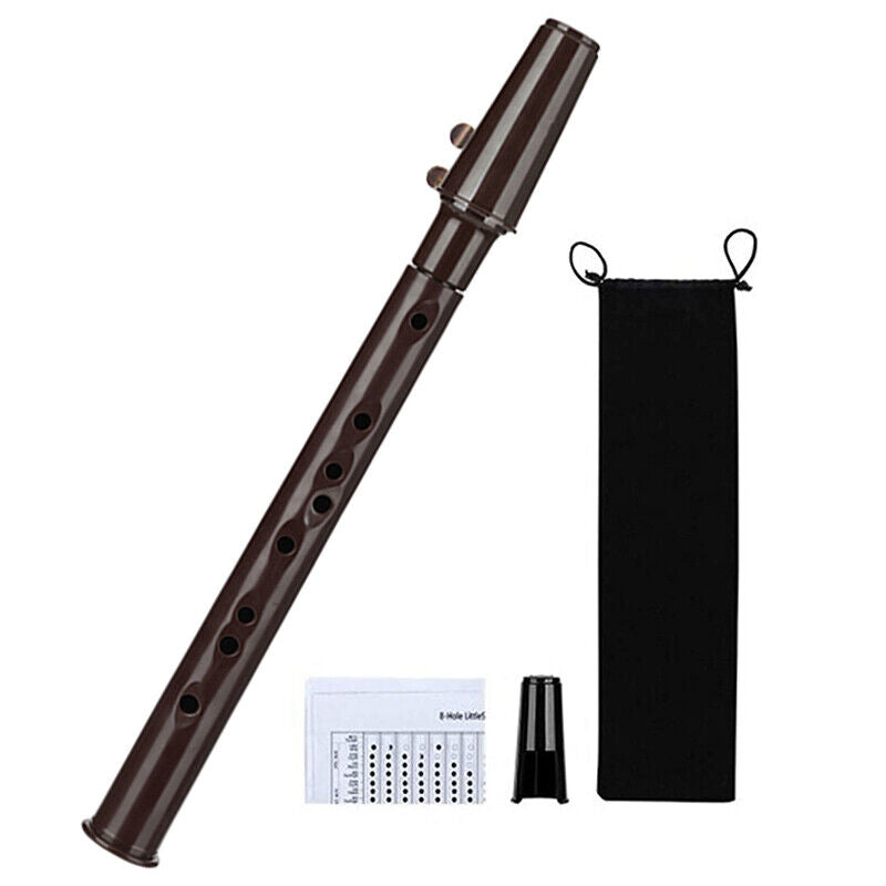 8 Hole Mini Portable Saxophone Pocket Sax C Key Instrument with Carrying Bag