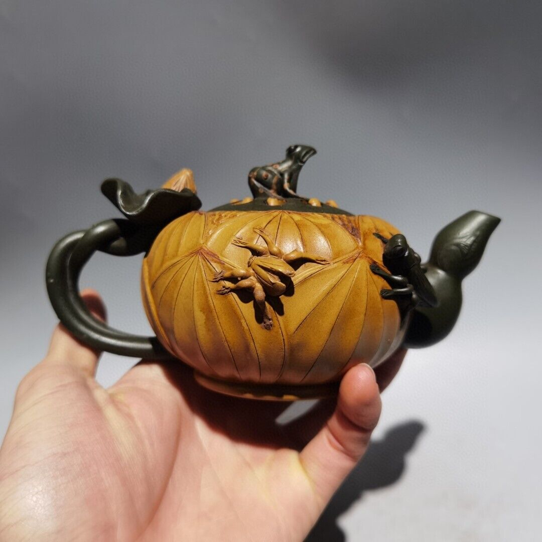 Vintage China Yixing Purple Clay Teapot Zisha Ceremony Exquisite Teaware Collect
